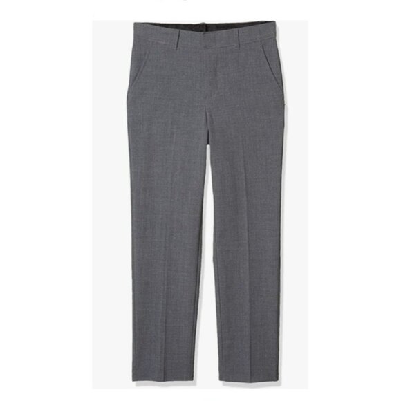 Van Heusen Boys Flex Regular Fit Dress Pants Size 16 Oxford Grey Heather - Picture 2 of 11